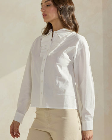 Pleated Front Blouse