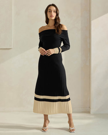 Off Shoulder Sweater Dress