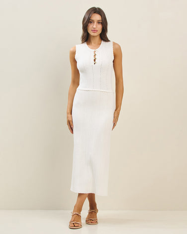 Textured knit dress