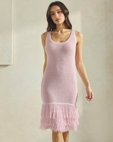 Fringe Hem Dress