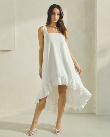 Ruffle High Low Dress