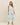 Lace trim tiered maxi dress