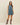 Floral denim shift dress