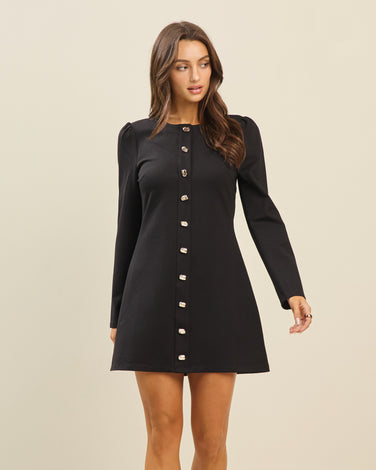 Jewel button dress