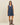 Textured denim mini dress