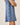 Denim star embroidery mini dress
