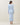 Tie neck sweater dress in sky