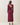 Open cowl back jersey dress