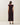 Velvet floral print dress