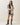 Colorblock turtleneck knit dress