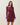 Metallic lettuce edge knit dress