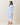Colorblock polo rib-knit maxi dress