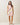 Diagonal stripe shift dress
