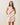 Diagonal stripe shift dress