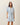 Washed denim mini dress