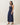 Denim vest long dress