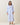 Contrast pin stripe cotton maxi dress