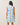 Summer print sleeveless collared mini dress