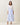 Two-tone maxi tie-waist shirtdress