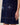 Embroidered stretch denim mini shift dress