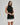 Two tone ribbed mini dress