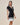 Two tone ribbed dress