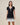 Two tone ribbed dress
