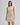 Mock neck rib knit mini dress