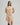 Mock neck tie waist knit mini dress