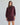 Contrast mock neck sweater dress