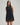 Lace trimmed denim mini dress