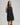 Lace trimmed denim mini dress