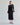 Feather Trim Cuff Velvet Ruched Maxi Dress