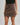 Belted vegan suede mini skirt