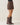 Leopard vegan suede mini skirt
