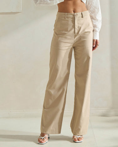 Linen Straight Pants