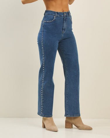 Studded jeans