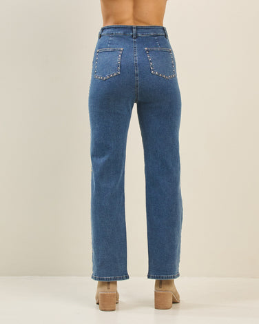 Studded jeans
