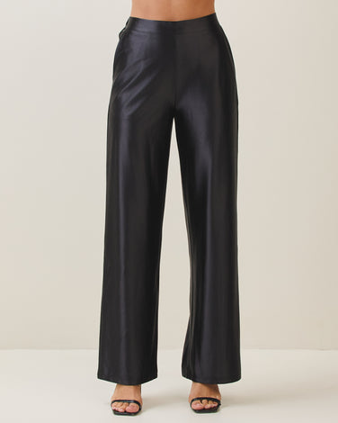 Satin jersey pants