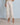 BOTTOM EMBROIDERY DETAILED STRETCH TWILL PANTS