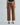 Suede barrel pants