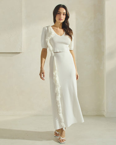 Ruffle Top & Skirt Set