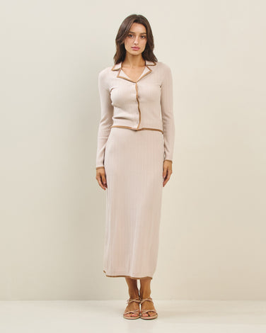 Sweater top & skirt set