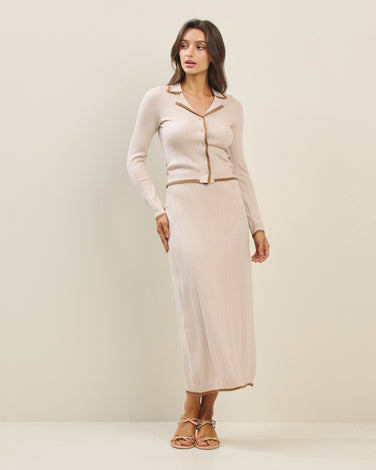 Sweater top & skirt set