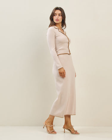Sweater top & skirt set