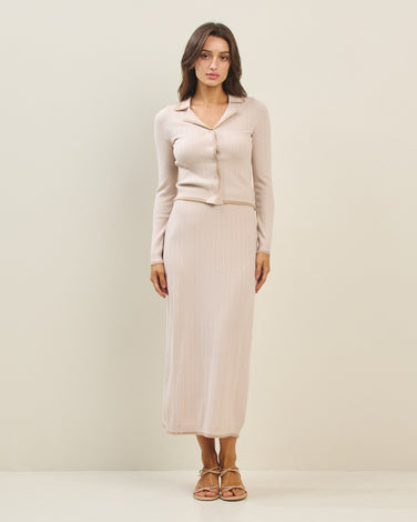 Sweater top & skirt set