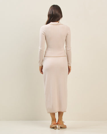Sweater top & skirt set