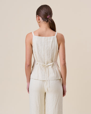 Striped vest top & pants set