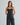 Lace trim vegan leather cami top & pants set