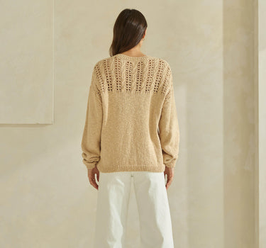 Perforated Sweater